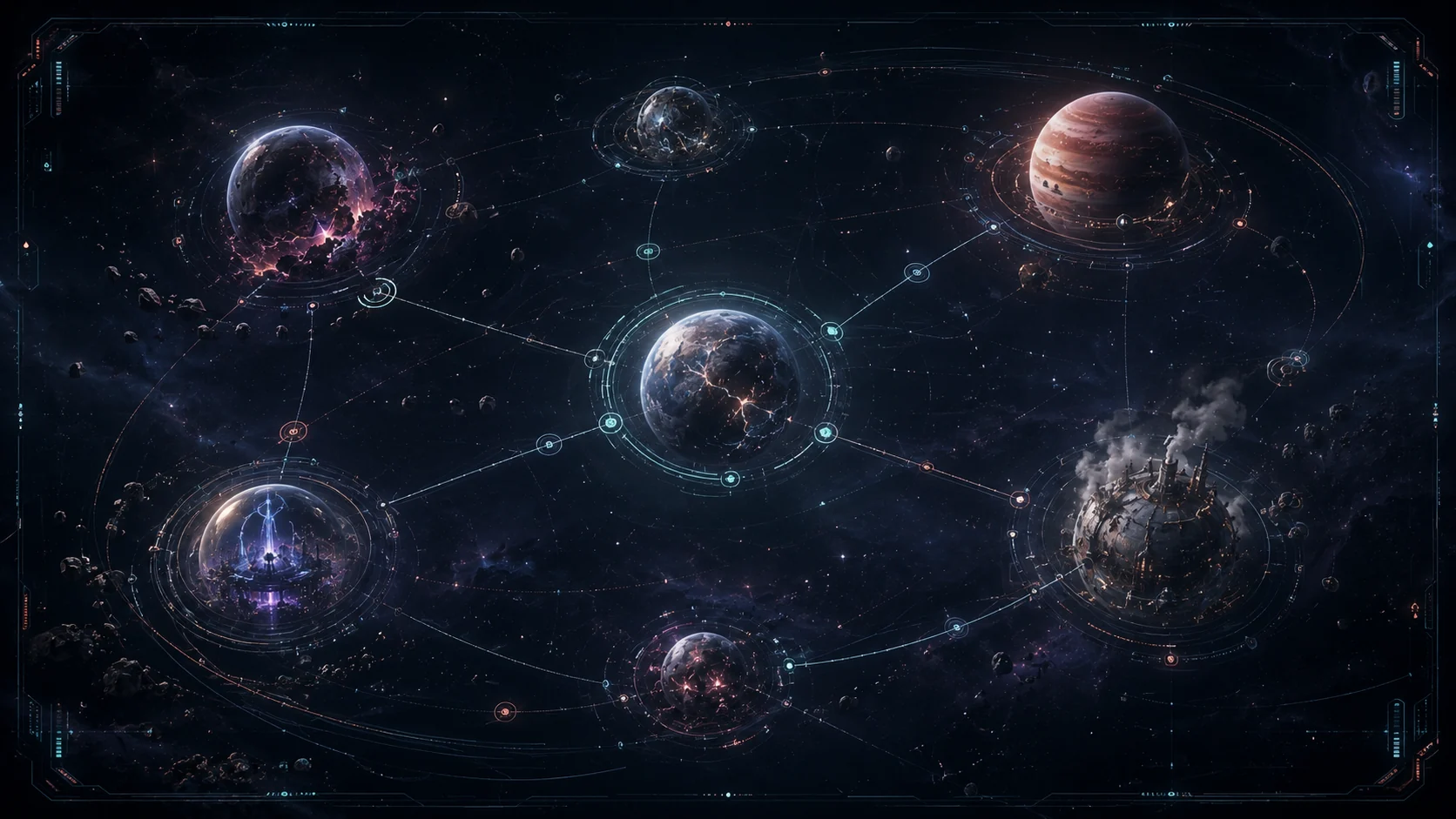 galaxy mission map